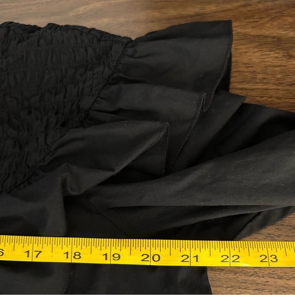 Zara Poplin Blouse with Tie XL - Picture 9 of 11